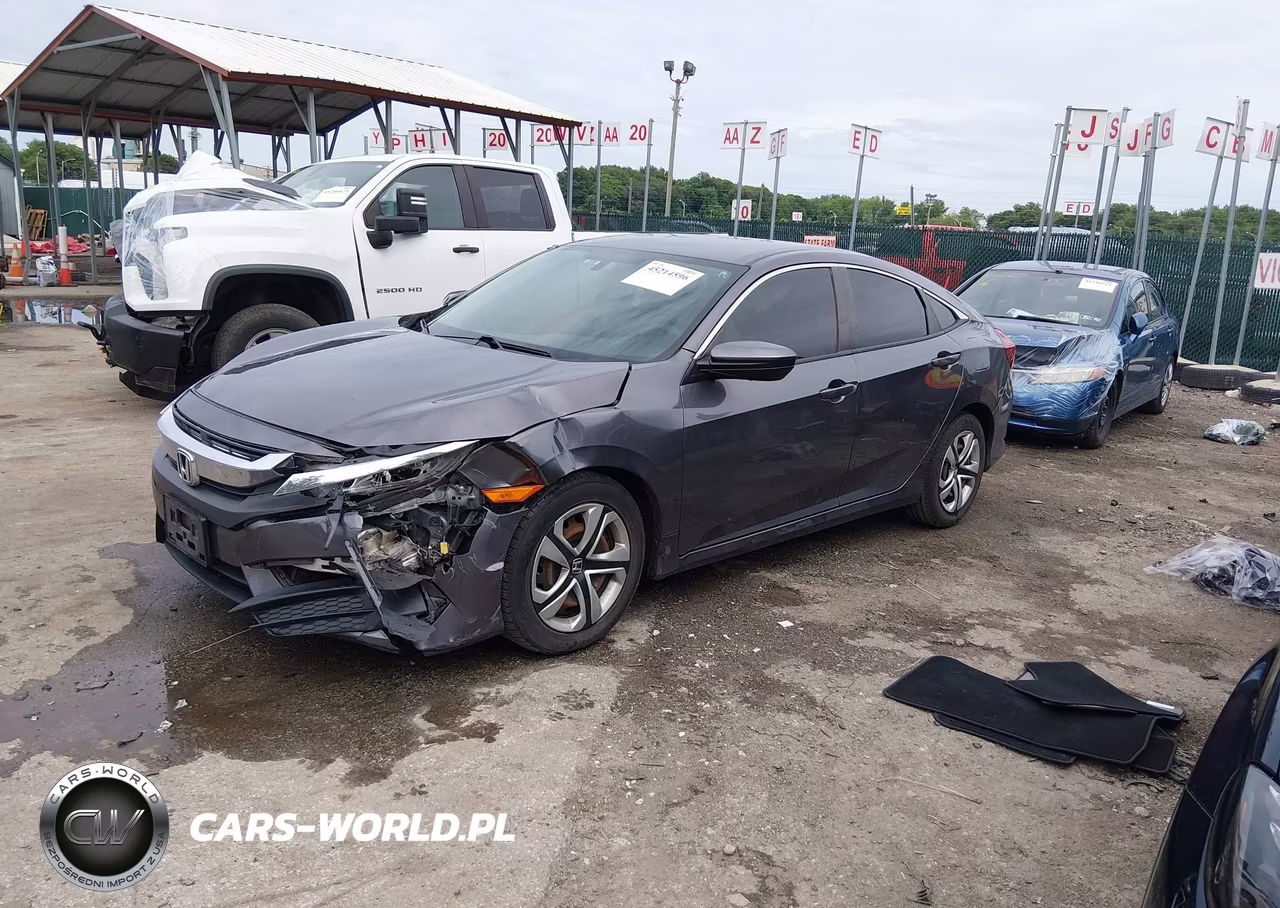 2017 Honda Civic Lx VIN:2HGFC2F5XHH568796 - 2