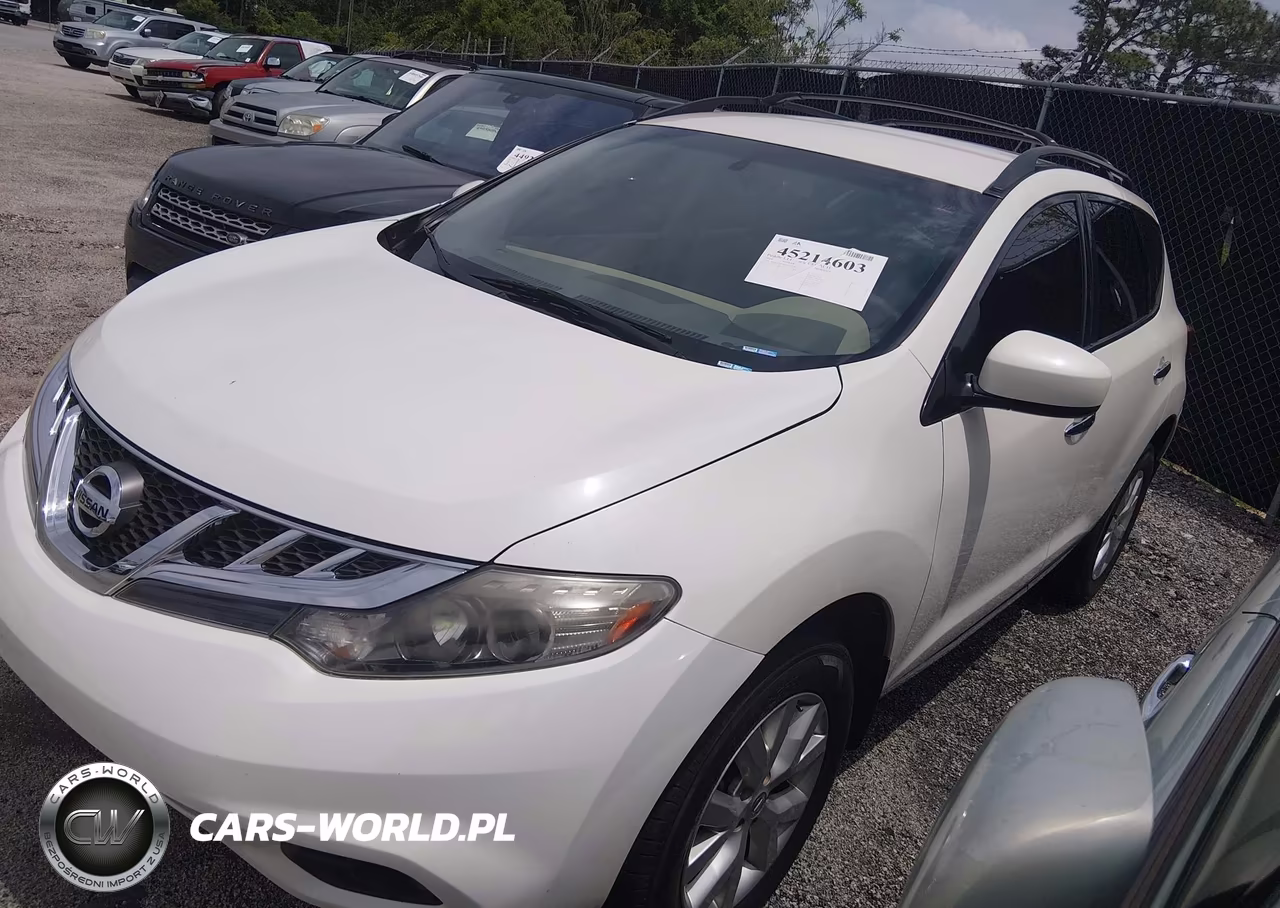 2014 Nissan Murano Sv VIN:JN8AZ1MU8EW407148 - 2