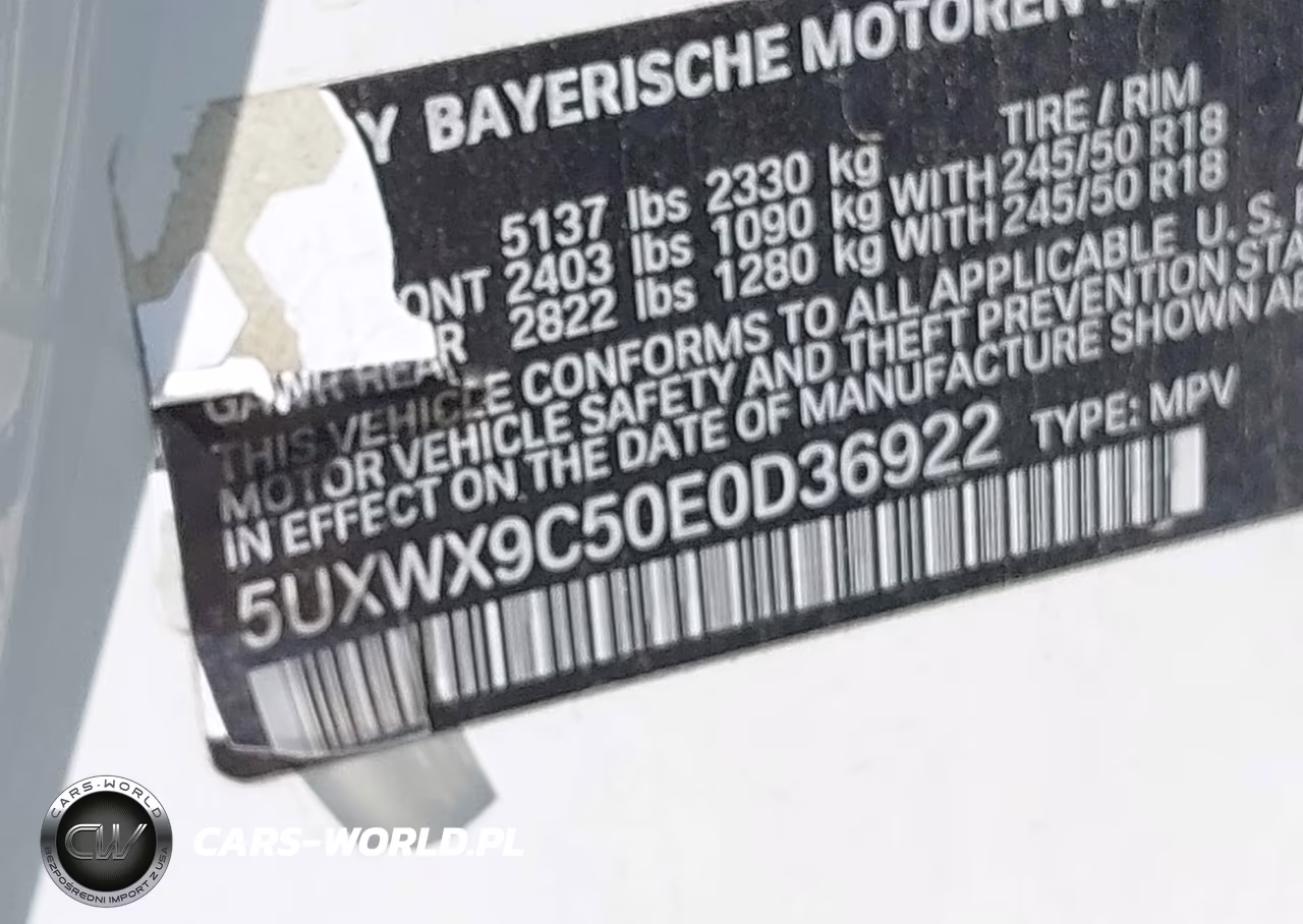 2014 BMW X3 xDrive28I VIN:5UXWX9C50E0D36922 - 9
