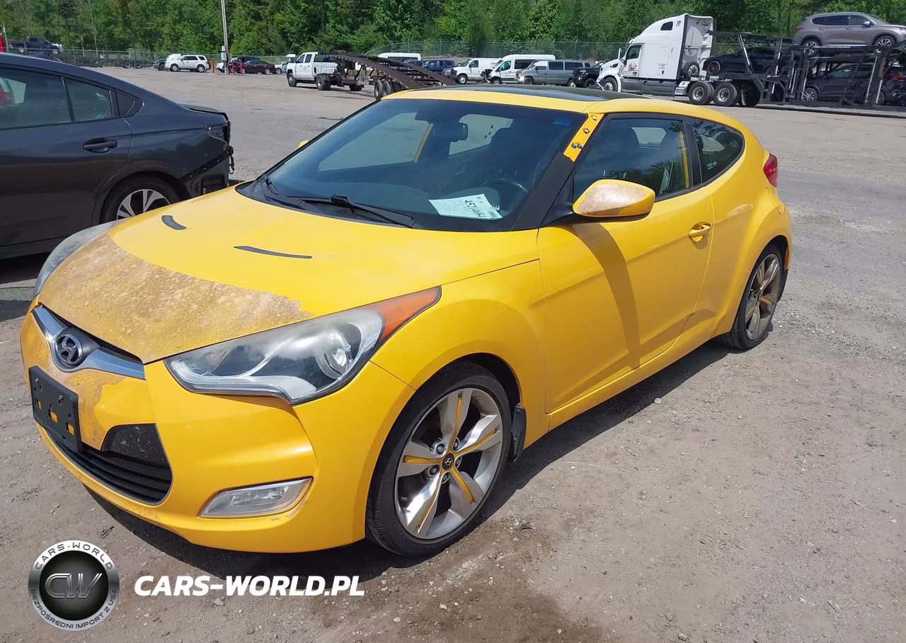 2014 Hyundai Veloster Base W-Black VIN:KMHTC6AD2EU196902 - 2