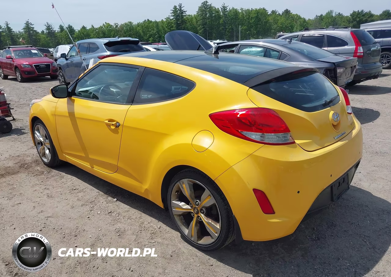 2014 Hyundai Veloster Base W-Black VIN:KMHTC6AD2EU196902 - 3