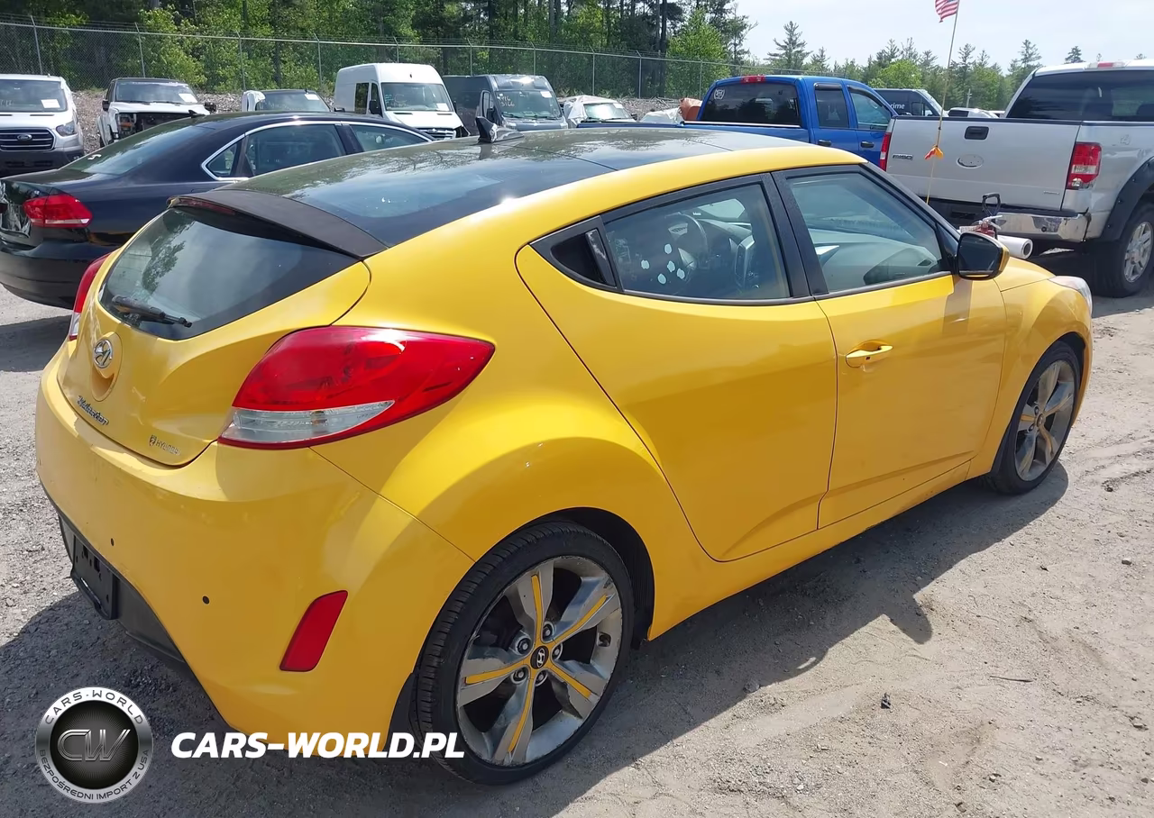 2014 Hyundai Veloster Base W-Black VIN:KMHTC6AD2EU196902 - 4