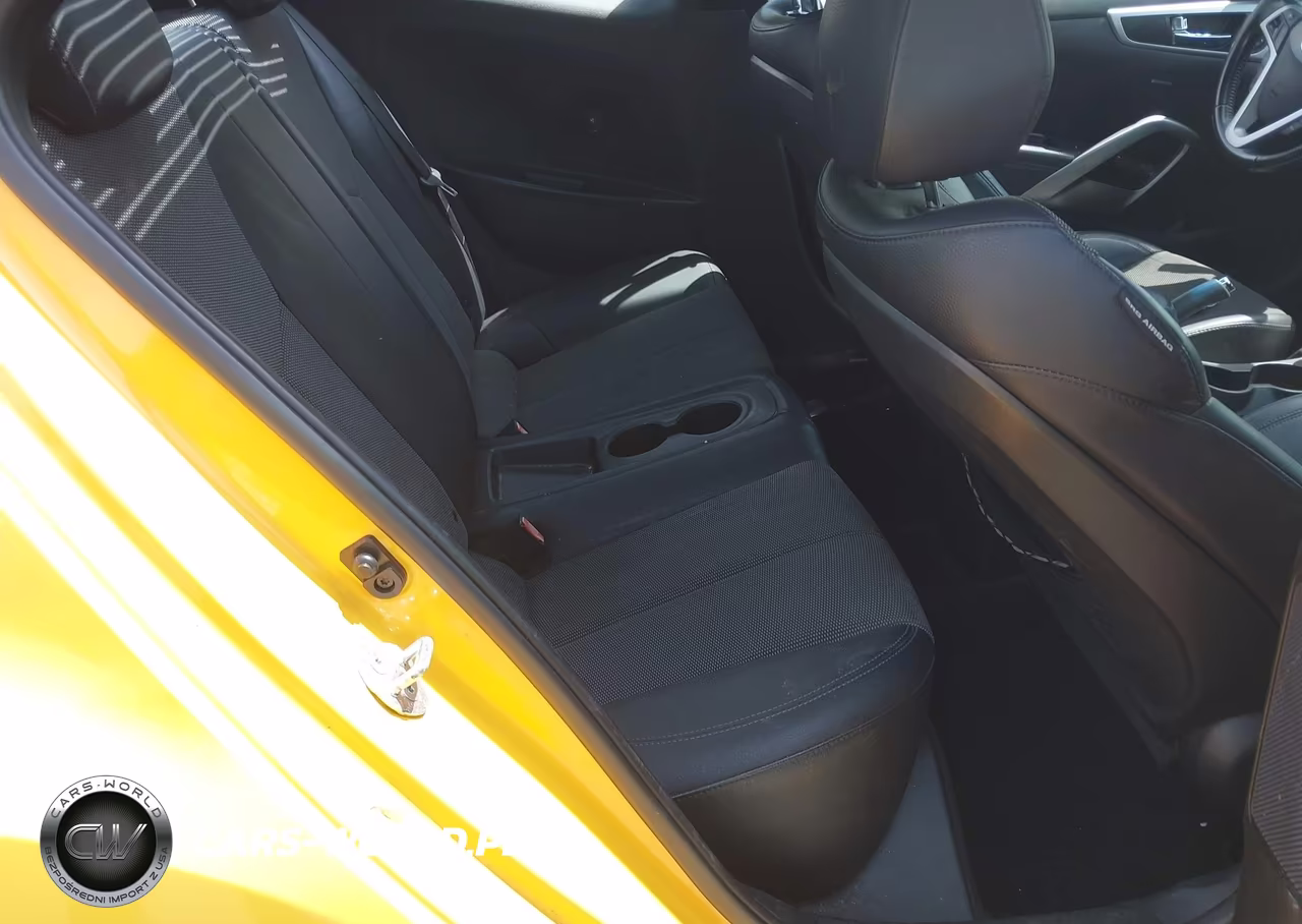 2014 Hyundai Veloster Base W-Black VIN:KMHTC6AD2EU196902 - 8
