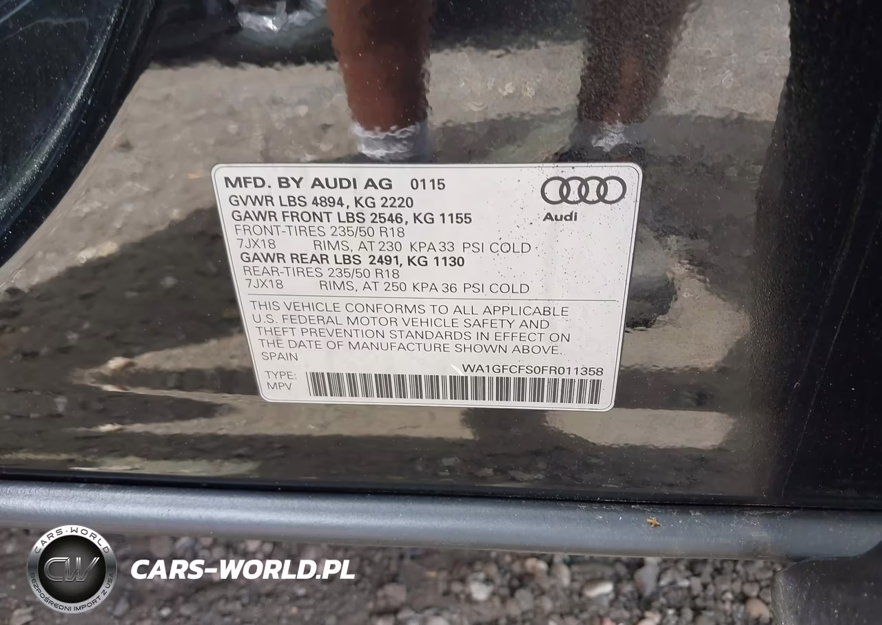 2015 Audi Q3 2.0T Premium Plus VIN:WA1GFCFS0FR011358 - 9
