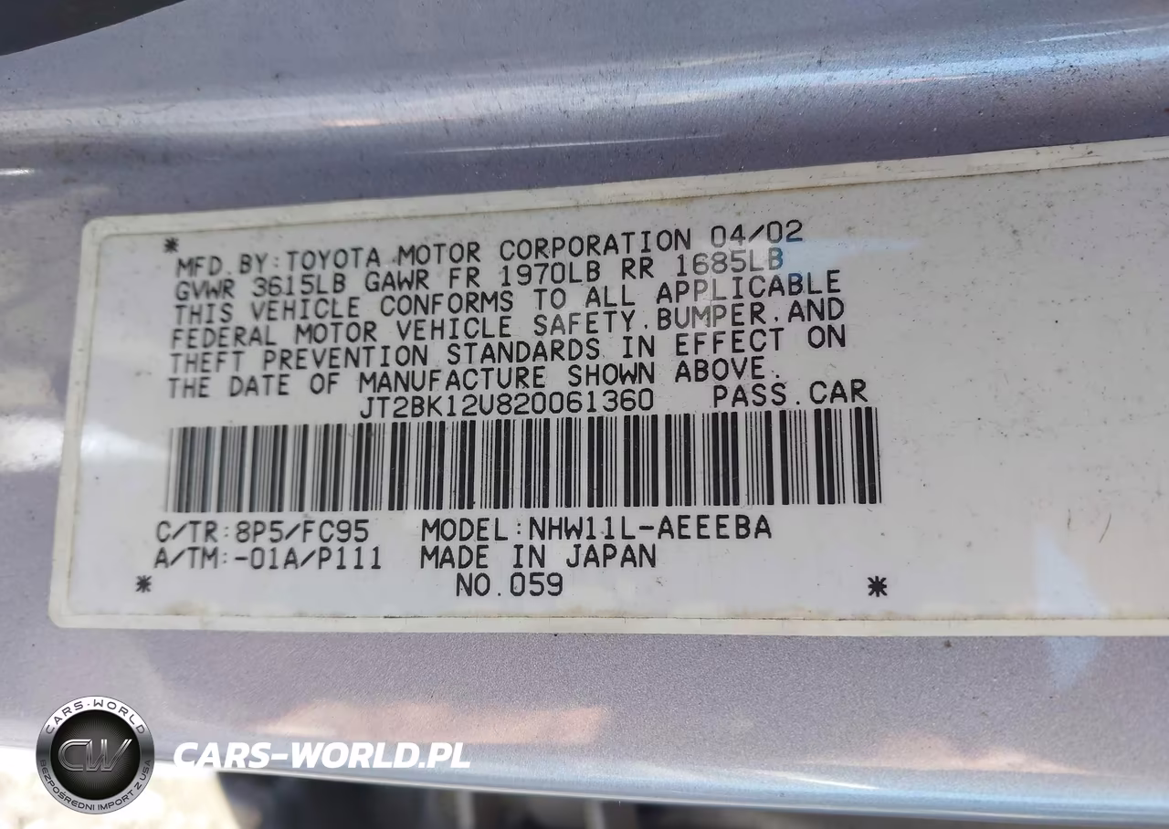 2002 Toyota Prius VIN:JT2BK12U820061360 - 9