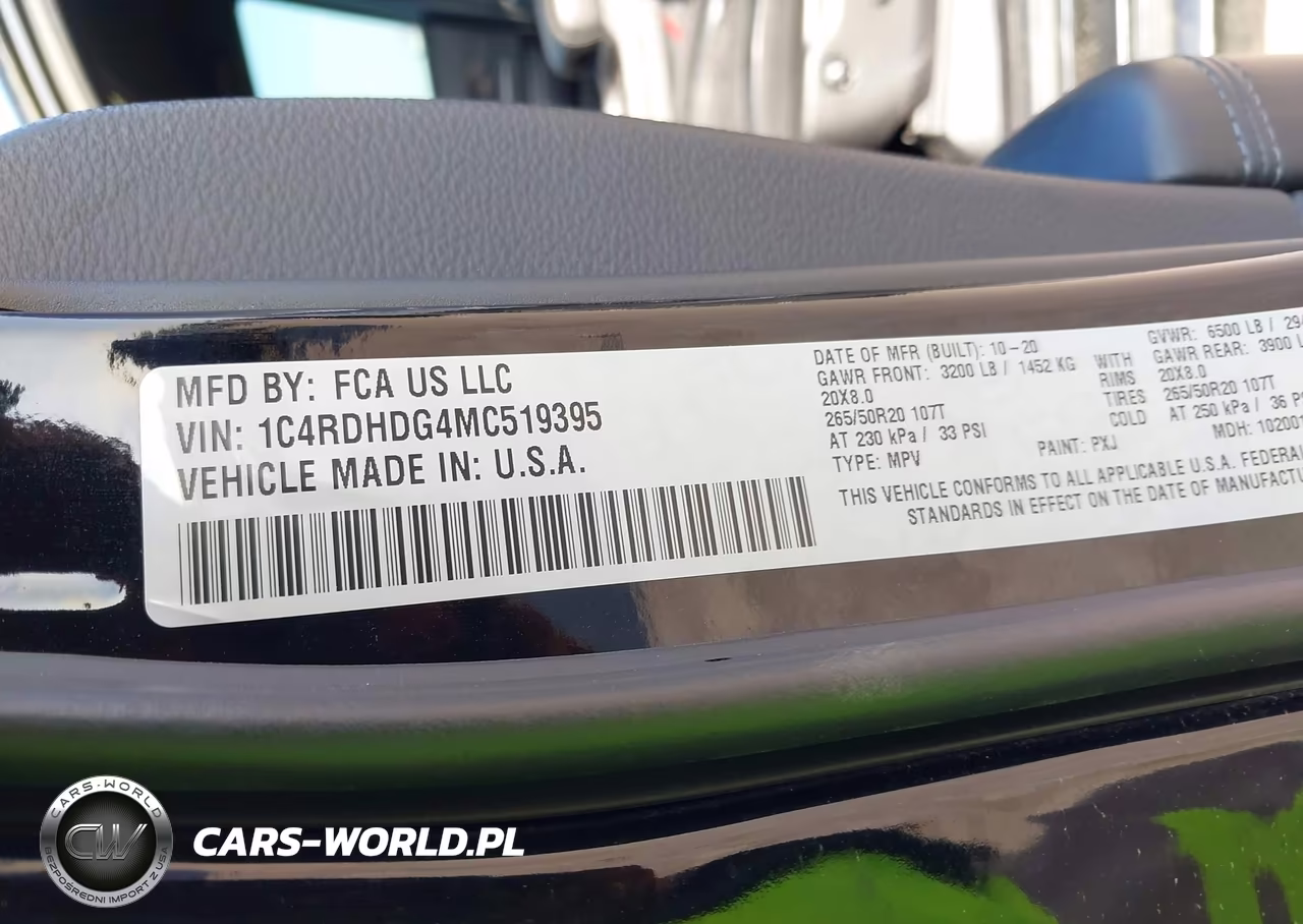 2021 Dodge Durango Gt Rwd VIN:1C4RDHDG4MC519395 - 9