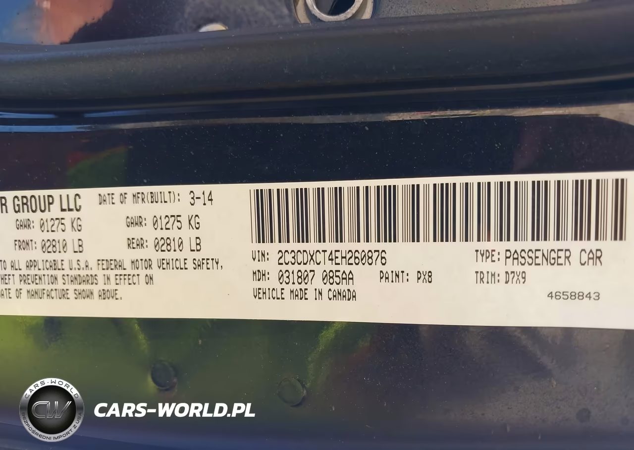 2014 Dodge Charger R-T VIN:2C3CDXCT4EH260876 - 9