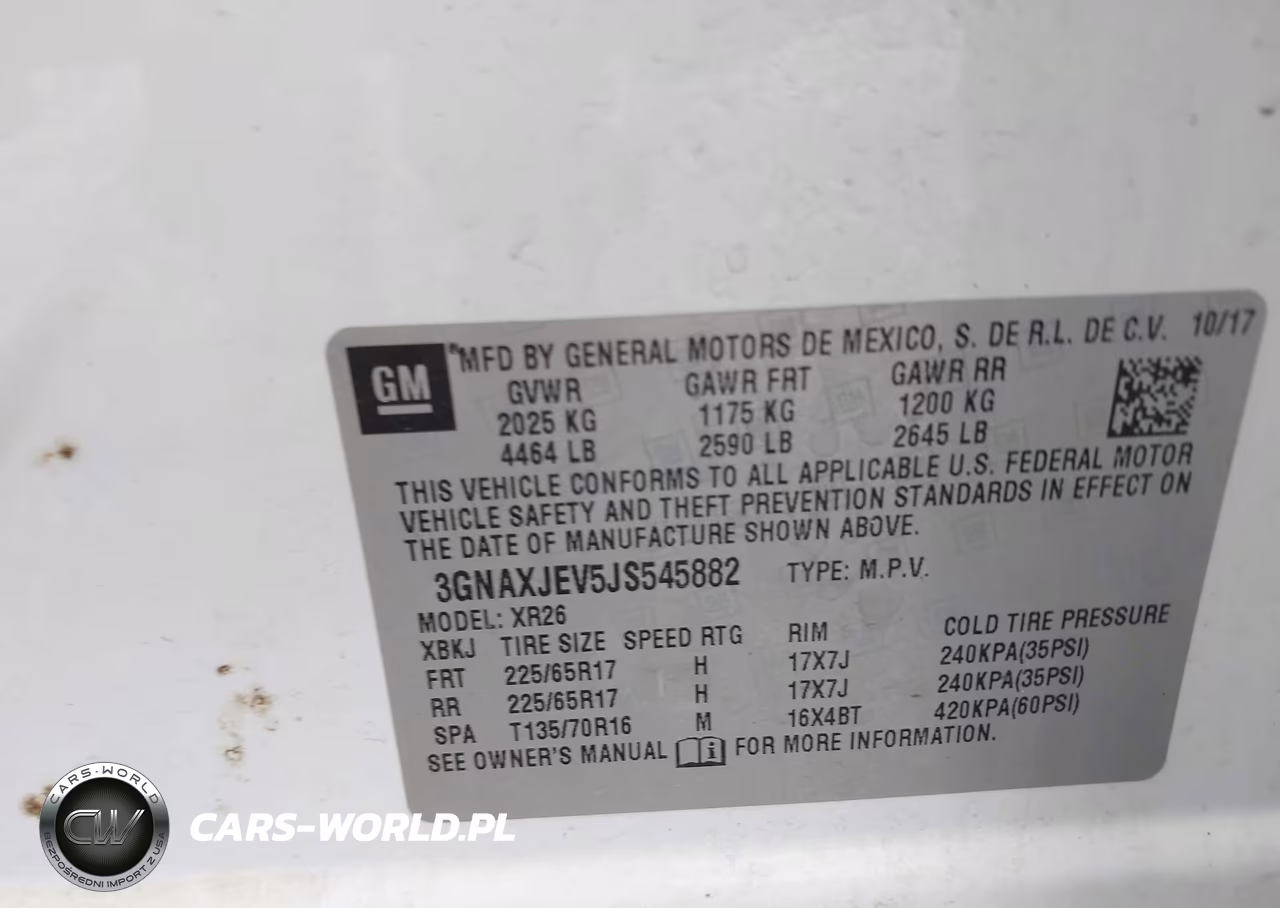 2018 Chevrolet Equinox Lt VIN:3GNAXJEV5JS545882 - 9