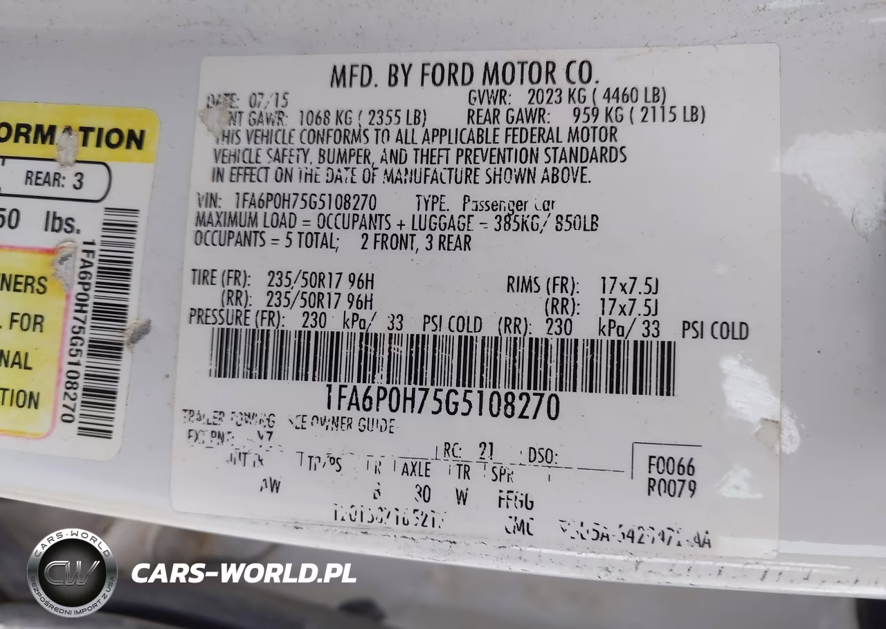 2016 Ford Fusion Se VIN:1FA6P0H75G5108270 - 9