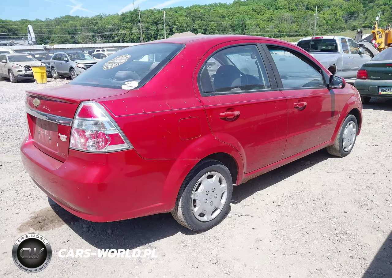 2009 Chevrolet Aveo Lt VIN:KL1TD56E79B631838 - 4