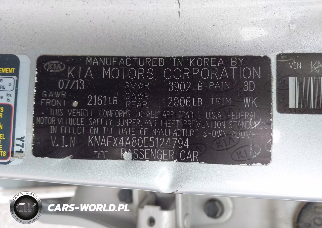 2014 Kia Forte Ex VIN:KNAFX4A80E5124794 - 9