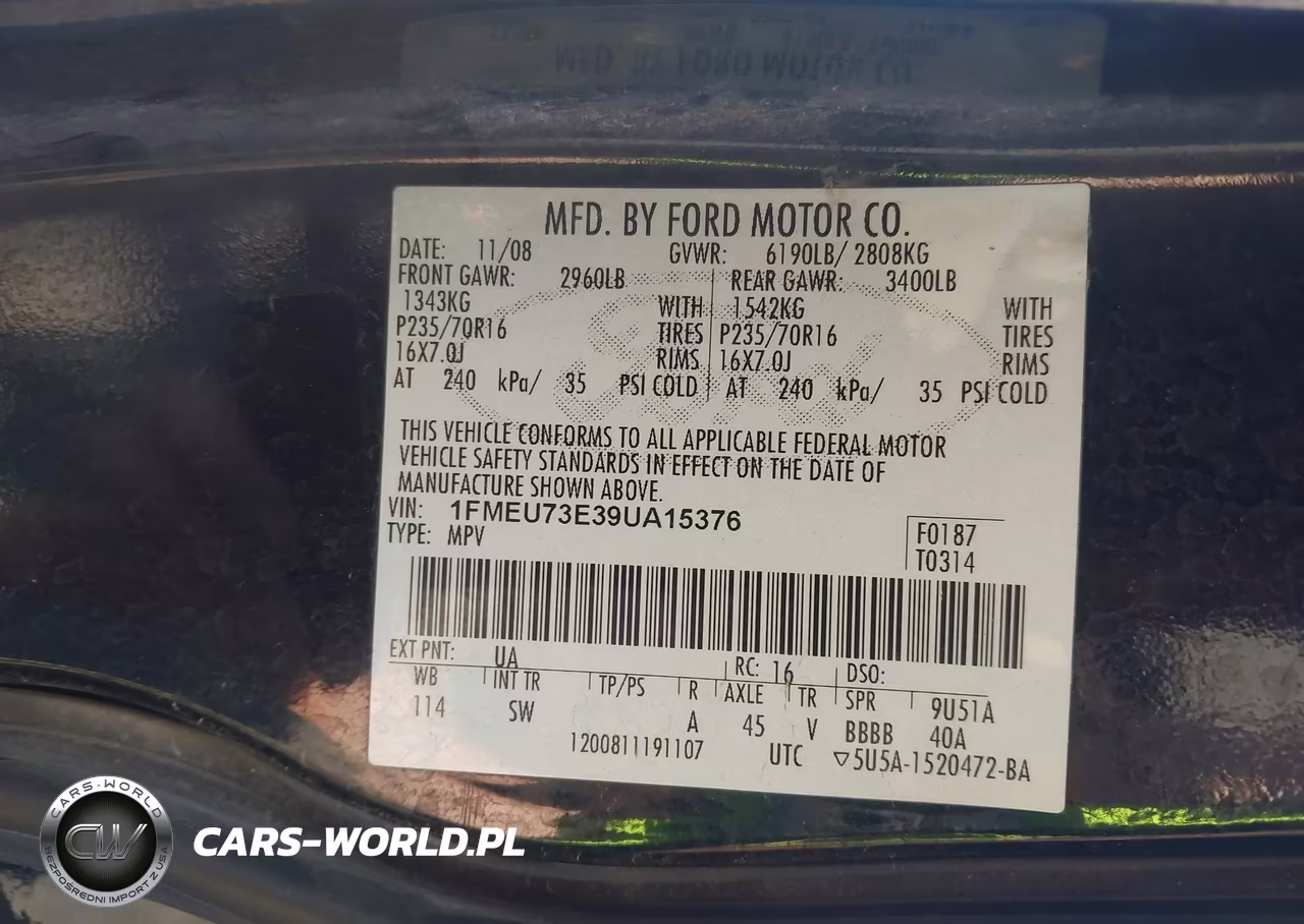 2009 Ford Explorer Xlt VIN:1FMEU73E39UA15376 - 9