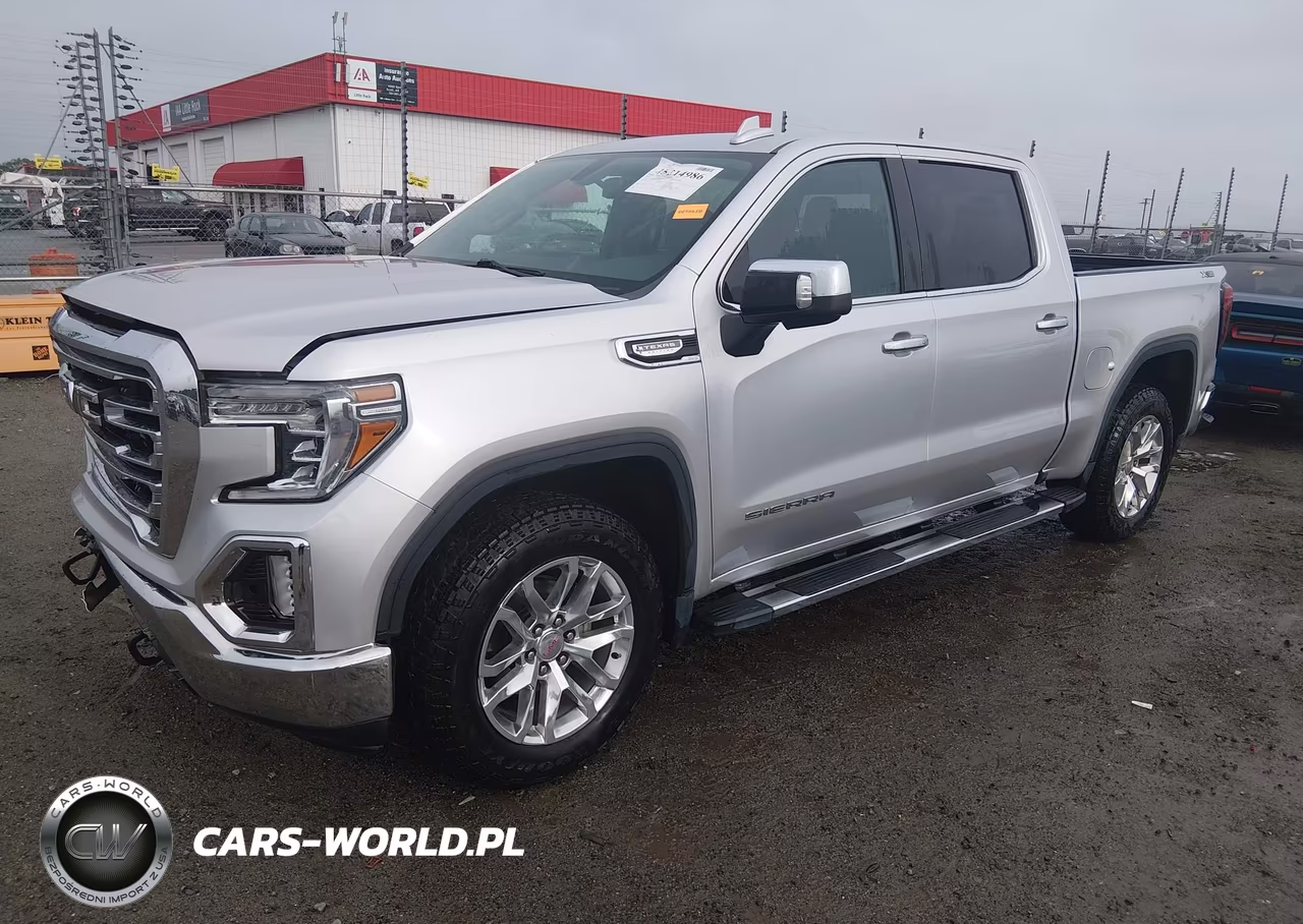 2021 GMC Sierra 1500 4Wd Short Box Slt VIN:3GTU9DED8MG234401 - 2