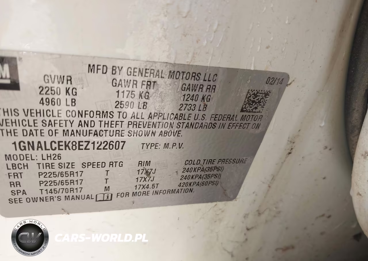 2014 Chevrolet Equinox 2Lt VIN:1GNALCEK8EZ122607 - 9
