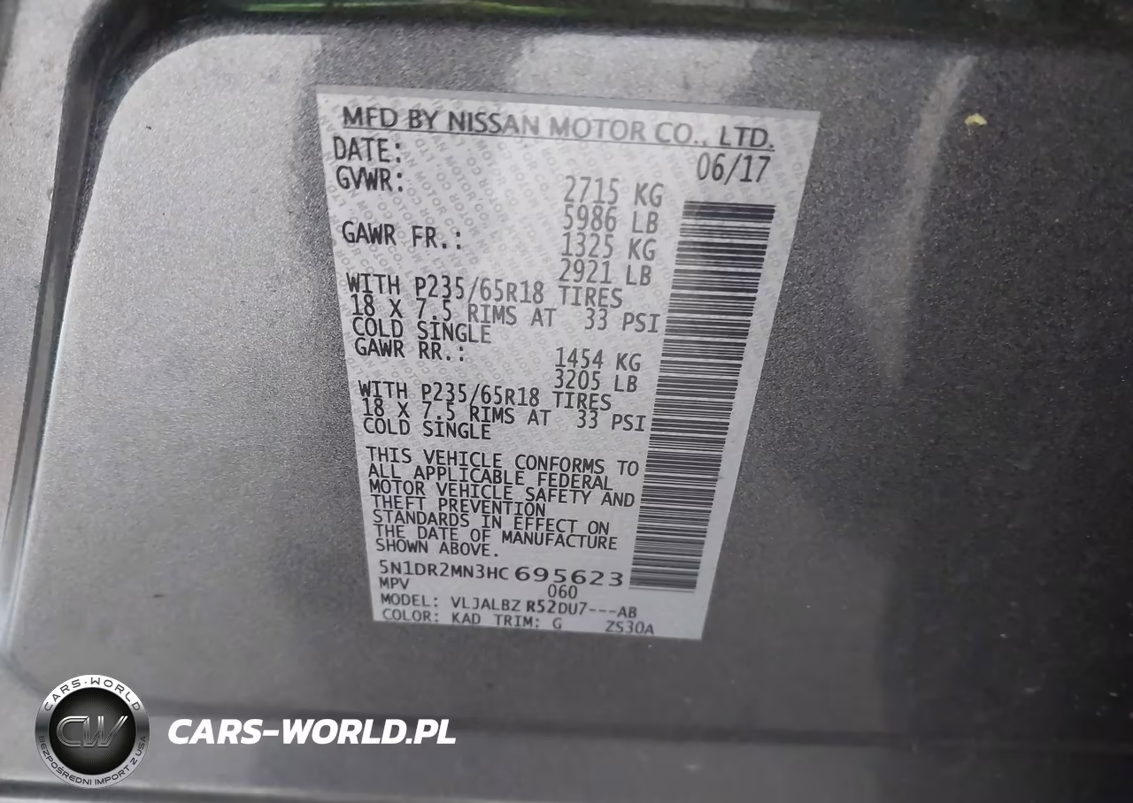 2017 Nissan Pathfinder S VIN:5N1DR2MN3HC695623 - 9