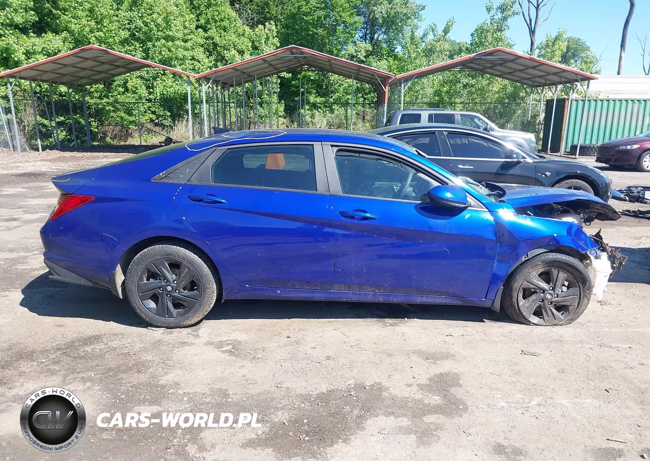 2023 Hyundai Elantra Hybrid Blue VIN:KMHLM4AJ2PU059145 - 13