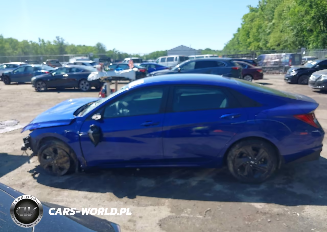 2023 Hyundai Elantra Hybrid Blue VIN:KMHLM4AJ2PU059145 - 14