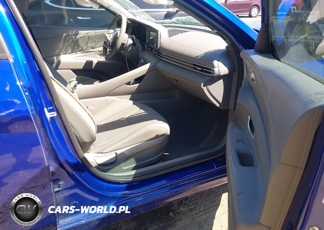 2023 Hyundai Elantra Hybrid Blue VIN:KMHLM4AJ2PU059145 - 5