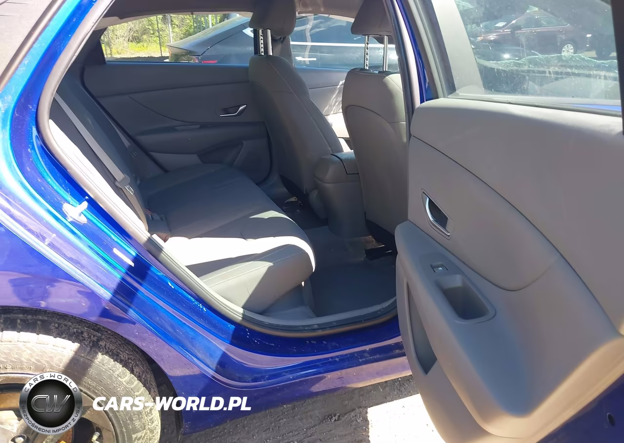 2023 Hyundai Elantra Hybrid Blue VIN:KMHLM4AJ2PU059145 - 8