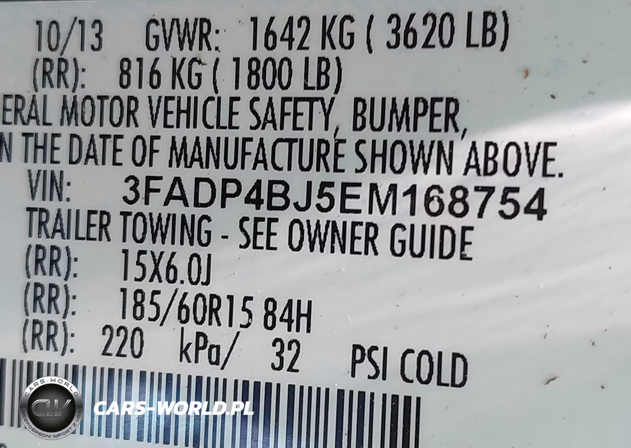 2014 Ford Fiesta Se VIN:3FADP4BJ5EM168754 - 9