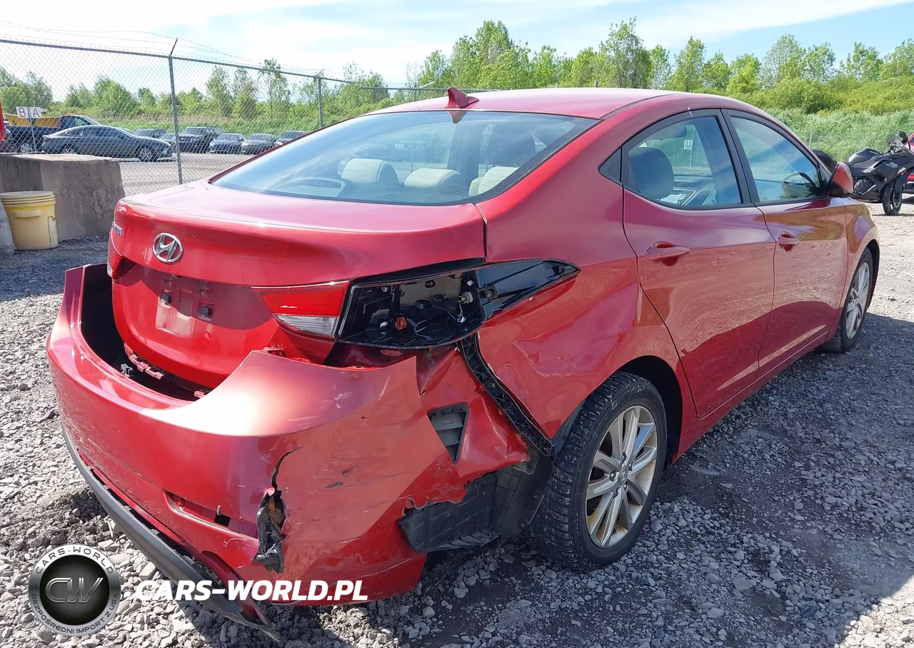 2015 Hyundai Elantra Se VIN:KMHDH4AE7FU357605 - 4