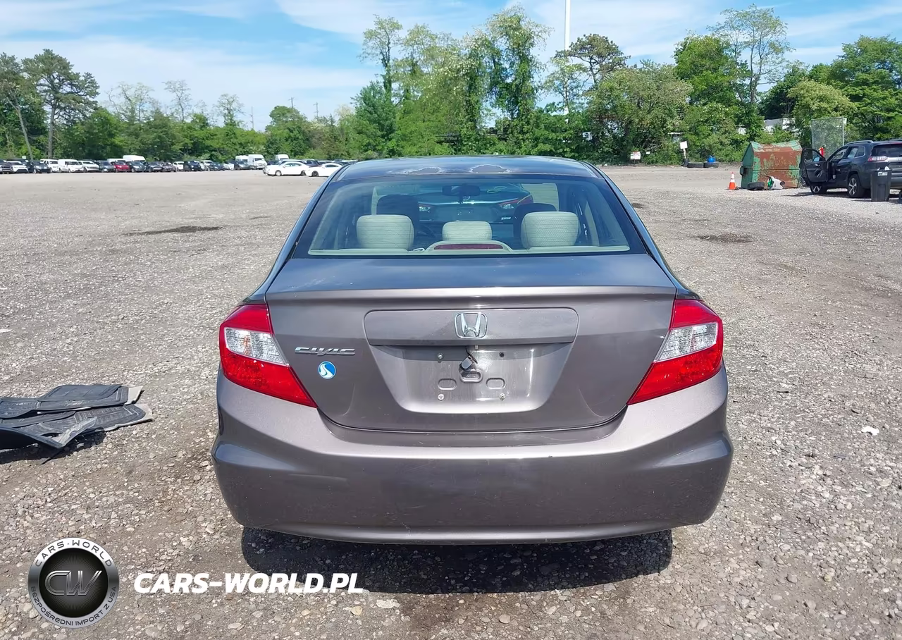 2012 Honda Civic Lx VIN:2HGFB2F59CH518225 - 15