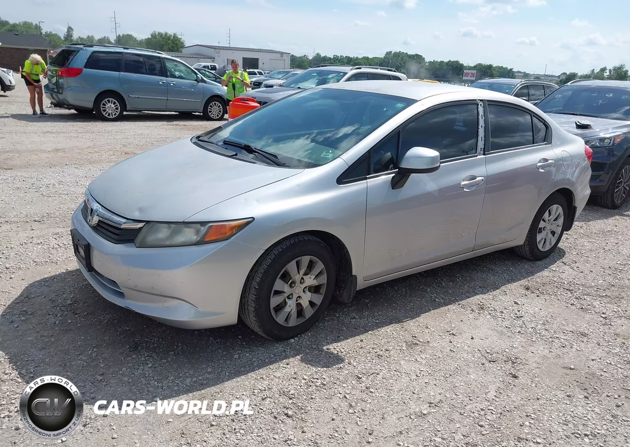 2012 Honda Civic Lx VIN:2HGFB2F59CH332202 - 2