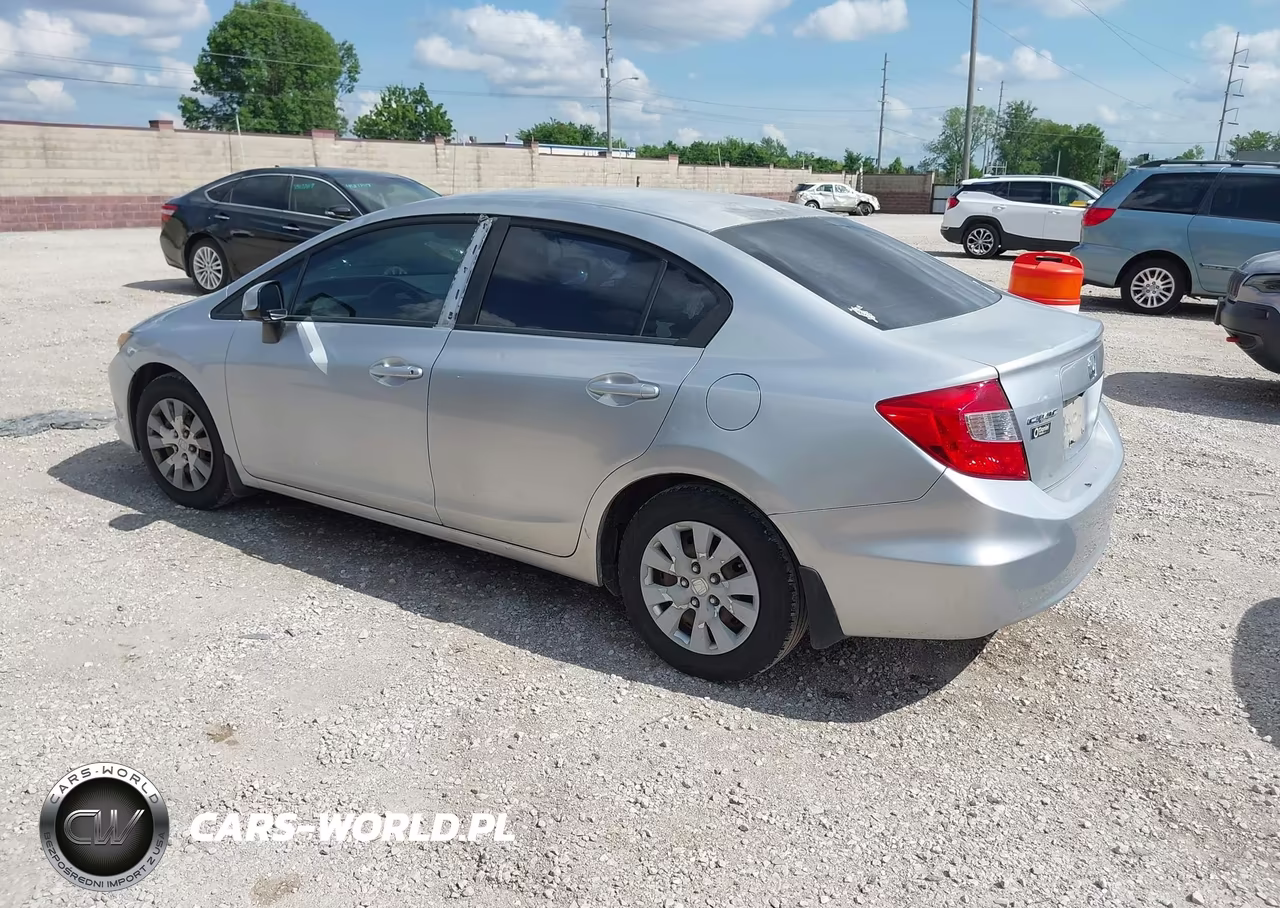 2012 Honda Civic Lx VIN:2HGFB2F59CH332202 - 3