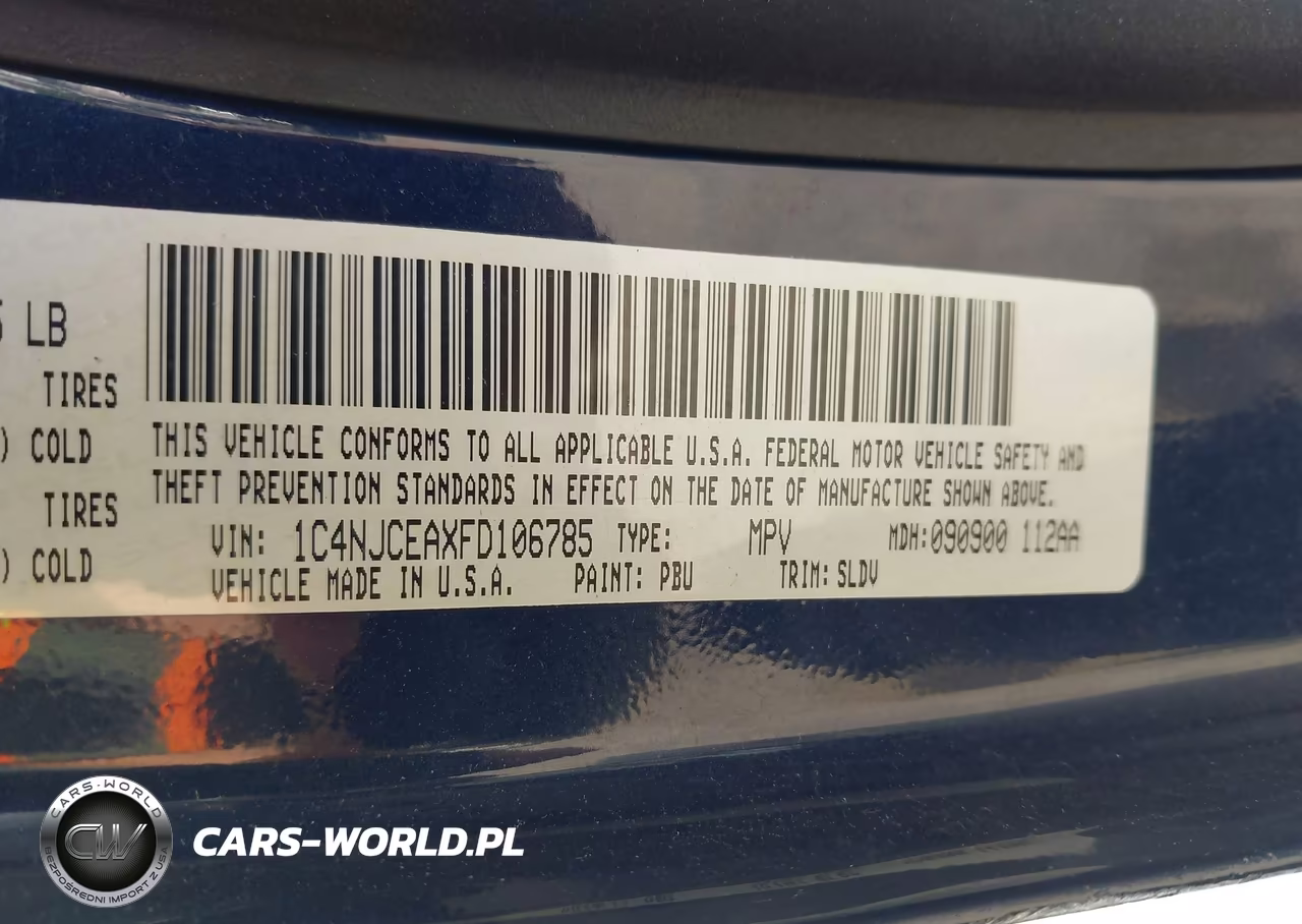 2015 Jeep Compass High Altitude Edition VIN:1C4NJCEAXFD106785 - 9