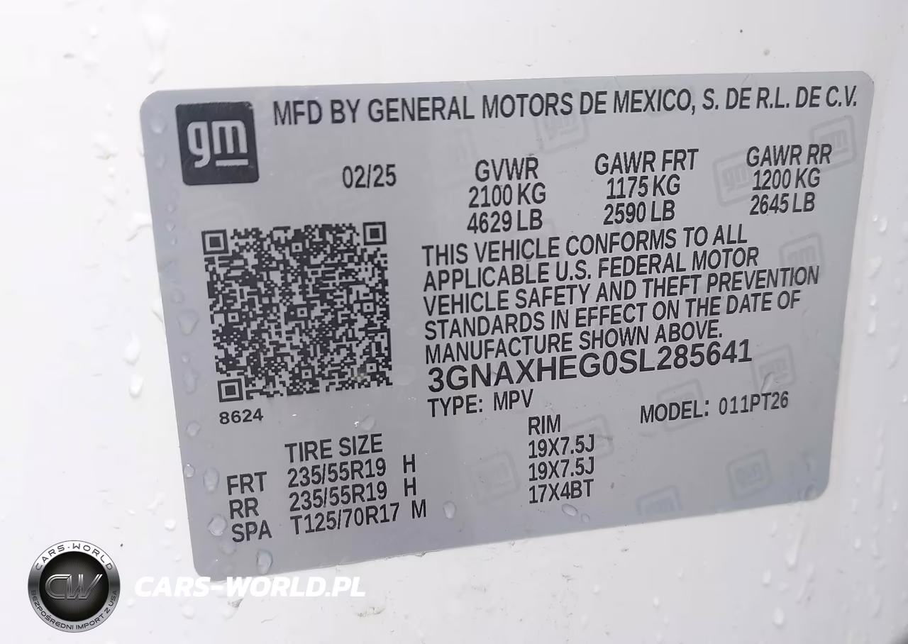 2025 Chevrolet Equinox Fwd Lt VIN:3GNAXHEG0SL285641 - 9