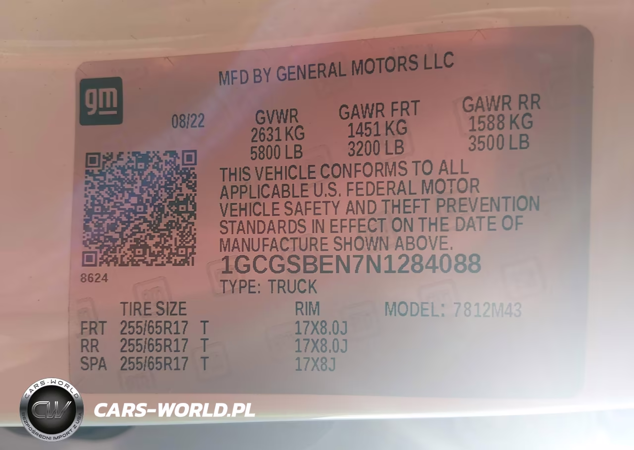 2022 Chevrolet Colorado 2Wd Short Box Wt VIN:1GCGSBEN7N1284088 - 9