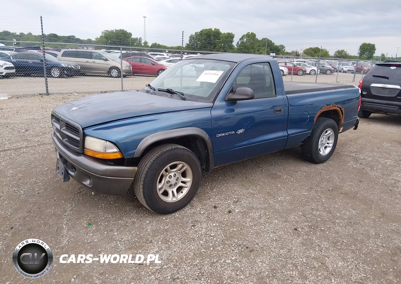2002 Dodge Dakota VIN:1B7FL16X52S537014 - 2