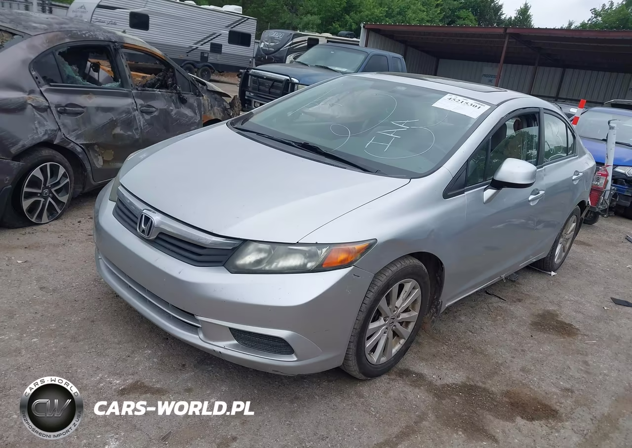 2012 Honda Civic Ex VIN:2HGFB2F86CH598917 - 2