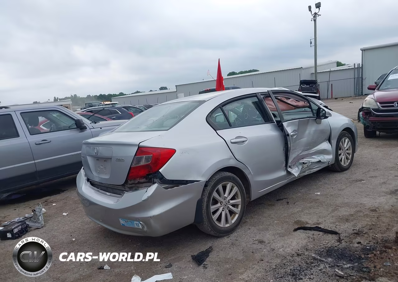 2012 Honda Civic Ex VIN:2HGFB2F86CH598917 - 4