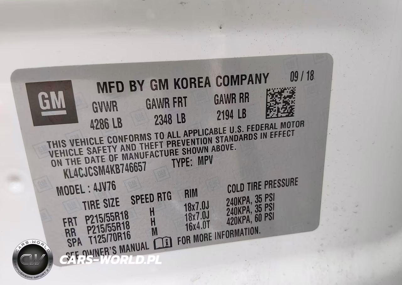 2019 Buick Encore Fwd Essence VIN:KL4CJCSM4KB746657 - 9