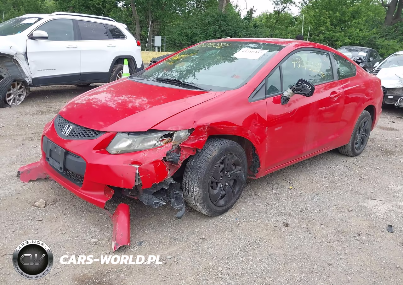 2013 Honda Civic Lx VIN:2HGFG3B52DH523393 - 2