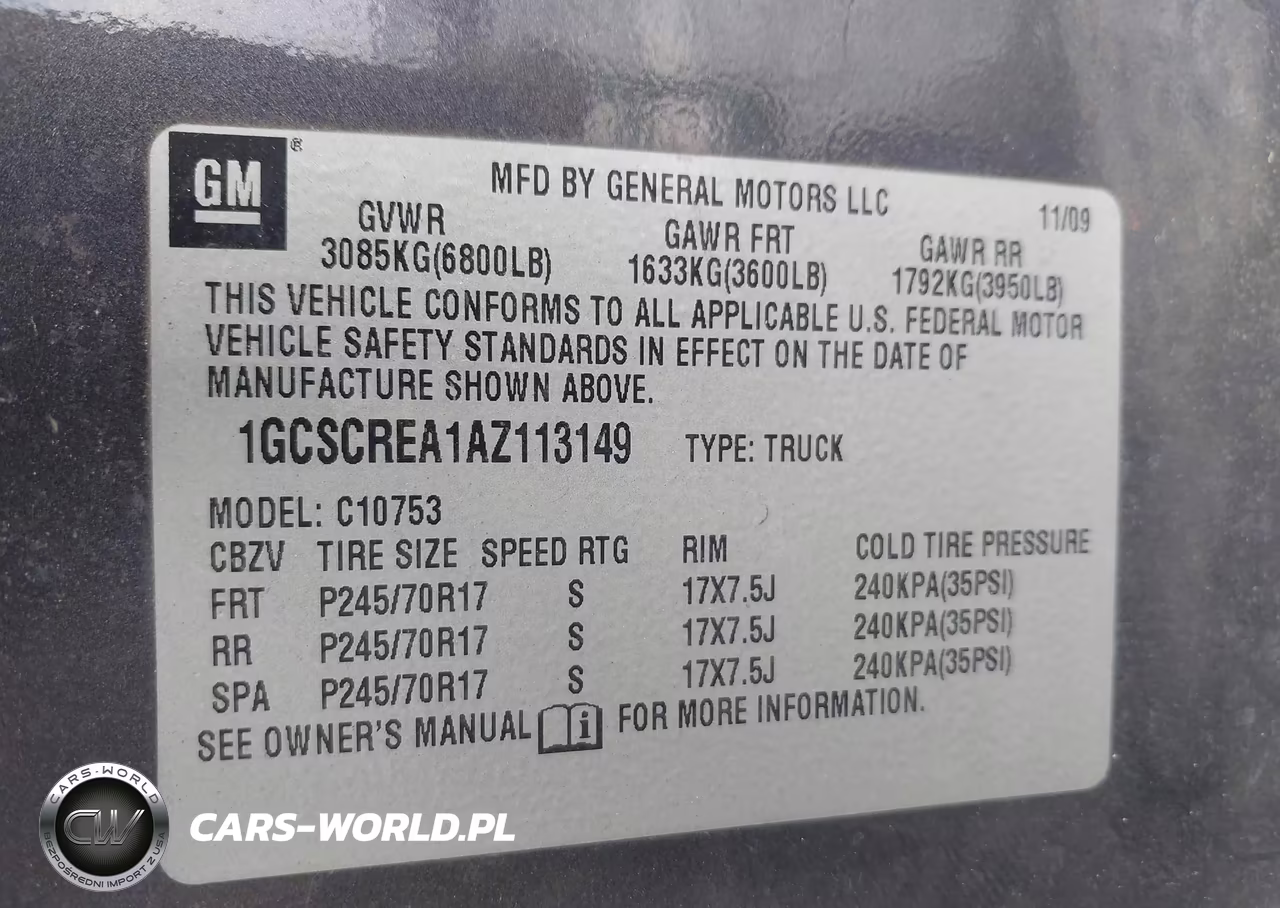 2010 Chevrolet Silverado 1500 Ls VIN:1GCSCREA1AZ113149 - 9