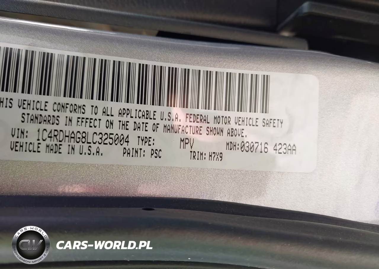 2020 Dodge Durango Sxt Rwd VIN:1C4RDHAG8LC325004 - 9