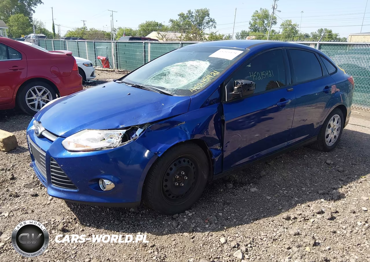 2012 Ford Focus Se VIN:1FAHP3F28CL346847 - 2