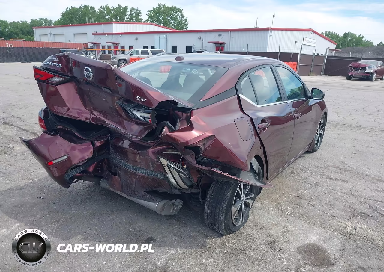 2020 Nissan Sentra Sv Xtronic Cvt VIN:3N1AB8CV5LY295615 - 4