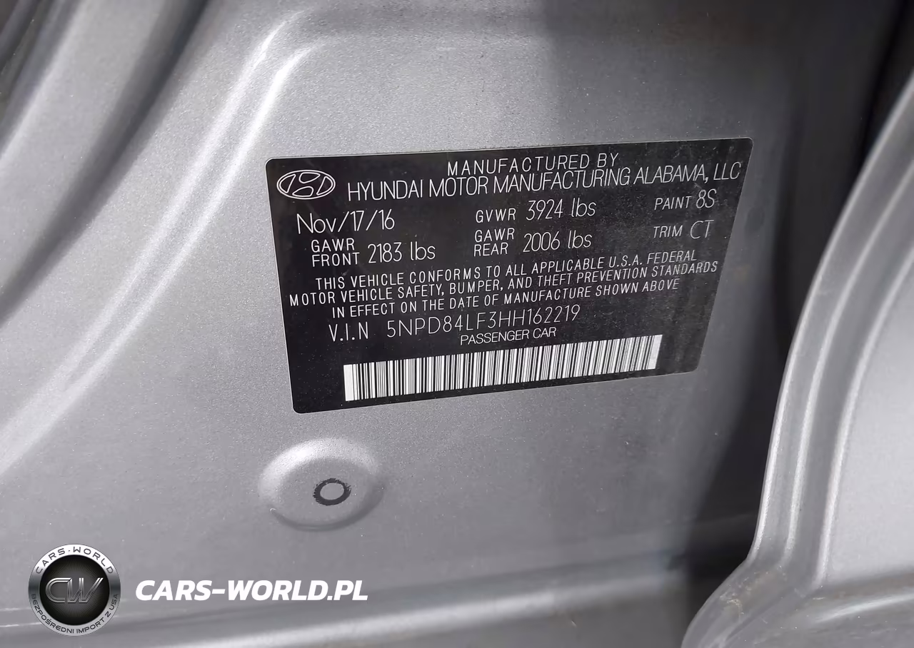2017 Hyundai Elantra Value Edition VIN:5NPD84LF3HH162219 - 9