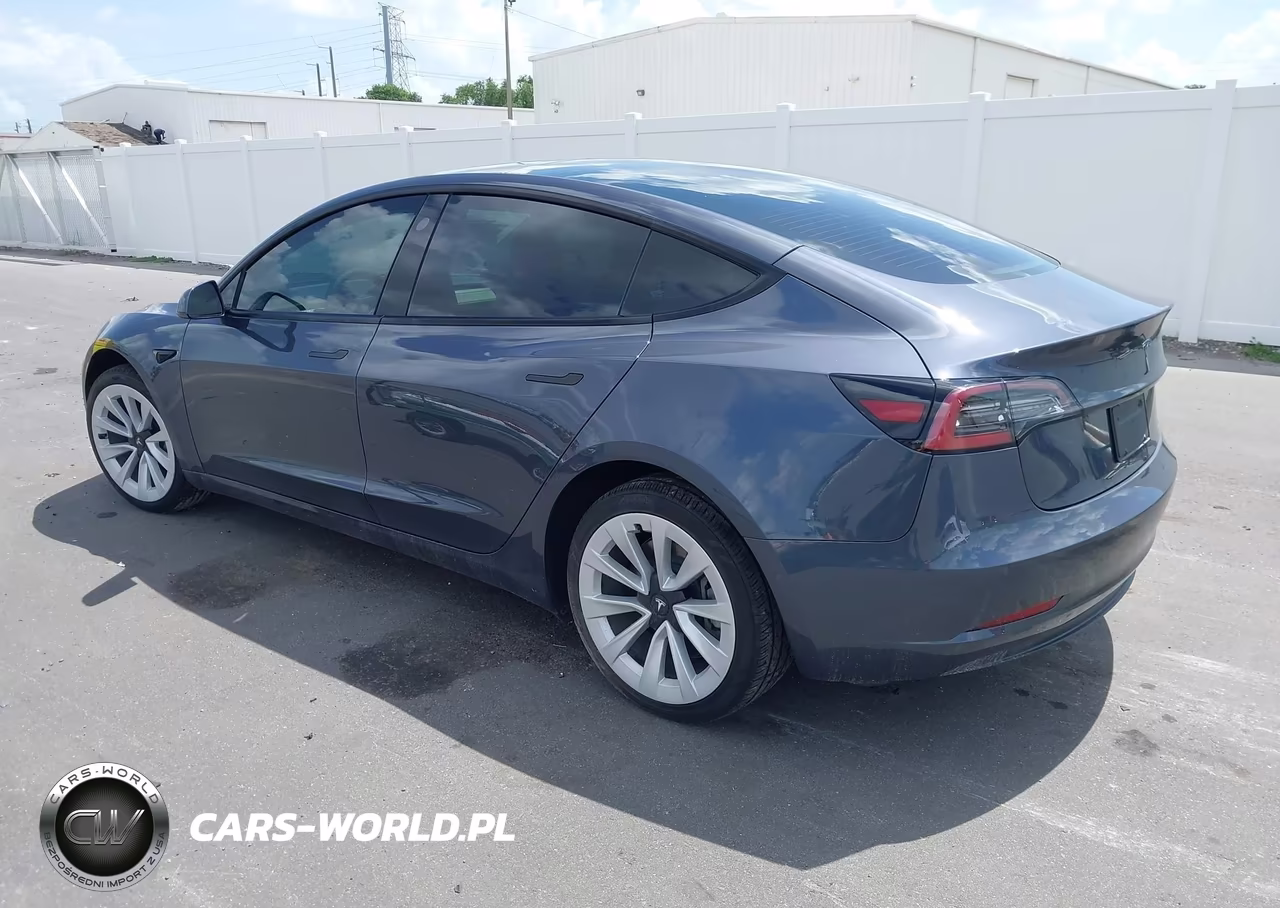 2022 Tesla Model 3 Rear-Wheel Drive VIN:5YJ3E1EA5NF303645 - 3