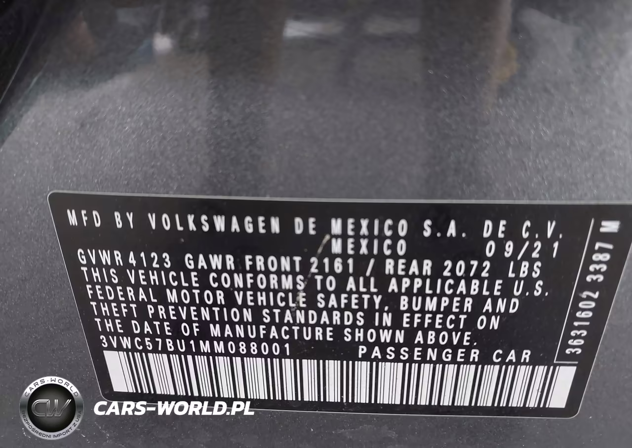 2021 Volkswagen Jetta 1.4T R-Line-1.4T S-1.4T Se VIN:3VWC57BU1MM088001 - 9