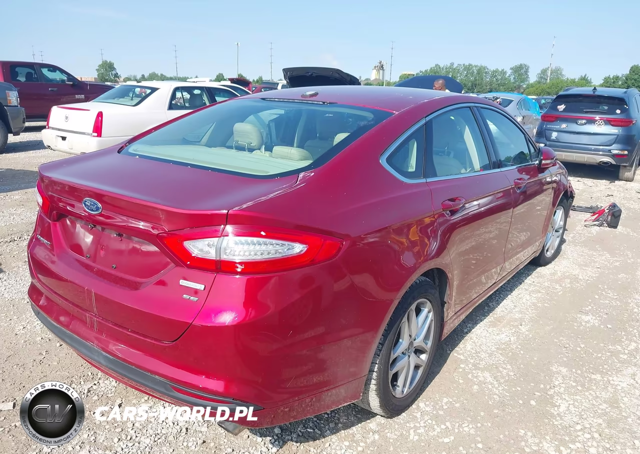 2014 Ford Fusion Se VIN:3FA6P0HDXER176015 - 4