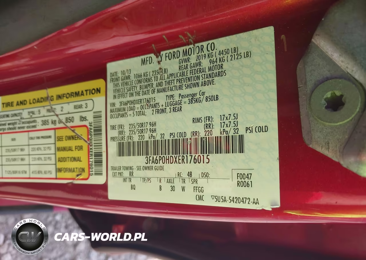 2014 Ford Fusion Se VIN:3FA6P0HDXER176015 - 9
