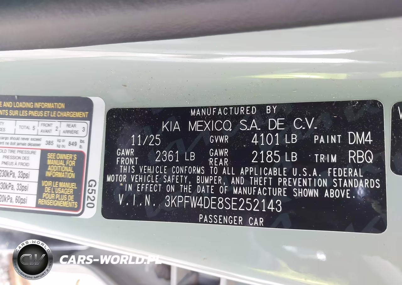 2025 Kia K4 Gt-Line VIN:3KPFW4DE8SE252143 - 9