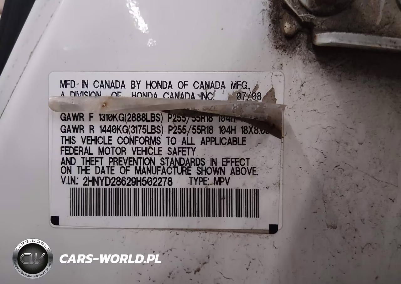 2009 Acura Mdx Technology Package VIN:2HNYD28629H502278 - 9