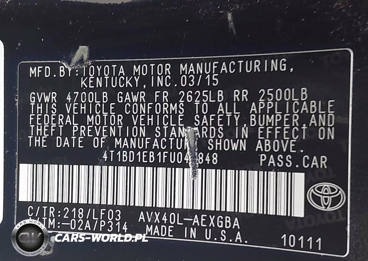 2015 Toyota Avalon Hybrid Xle Premium VIN:4T1BD1EB1FU042848 - 9