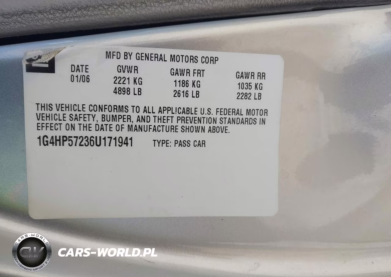 2006 Buick Lucerne Cx VIN:1G4HP57236U171941 - 9