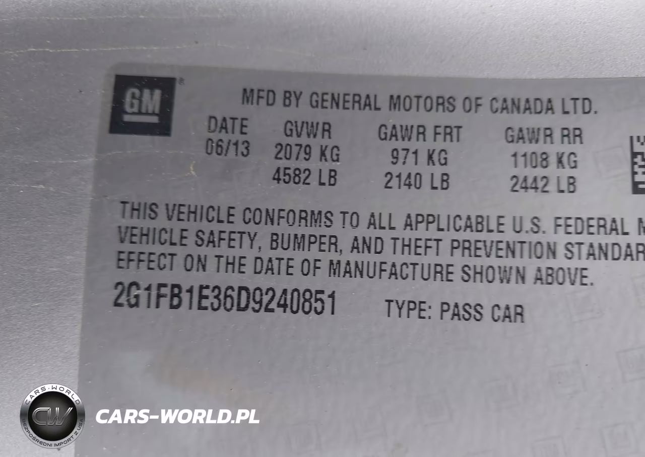 2013 Chevrolet Camaro 1Lt VIN:2G1FB1E36D9240851 - 9